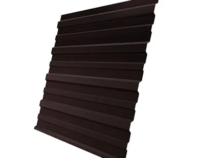 фото Профнастил С-10 0,4 RAL 8017 шоколад 2 м