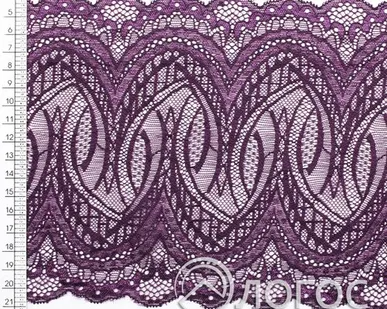фото Кружево стрейч гипюр арт. 65007, сиреневый