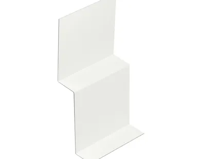 фото Стартовый профиль фибросайдинга 0,5 Satin с пленкой RAL 9003 сигнальный белый