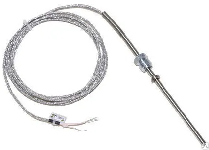 Фото №0 Датчик термосопротивления ТС713А-d6-H100-L0,5-М16-МГТФЭ-Pt100 (-50...+150С)