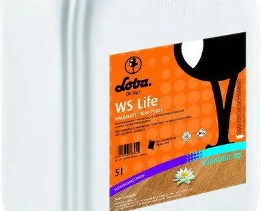 фото Однокомпонентный водный лак для паркета LOBADUR "WS Life" (Германия)