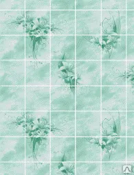 Фото №0 Панель ХДФ Букет изумруд ПО рустованная 1220*2440