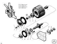 Фото №0 Шкив натяжной 1Д12, 1Д6Н, 2Д6Н СБ 1214-04