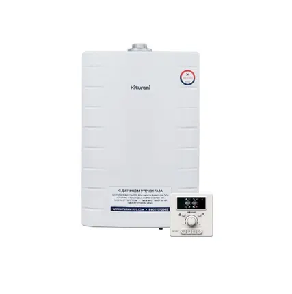 Фото №0 Настенный газовый двухконтурный котел Kiturami World Alpha-35 кВт