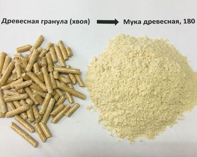 фото Мука древесная. Фасовка - мешки 15 кг. Марка муки - 180, 400 и под заказ