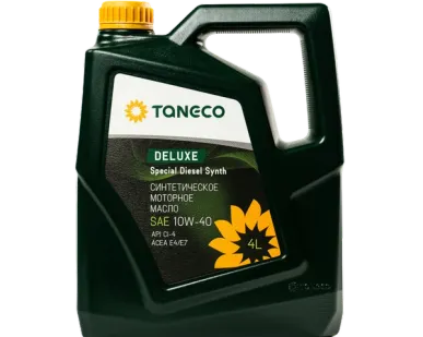 фото Масло моторное синтетическое TANECO Deluxe Special Diesel Synth 10W-40 4 л 10W-40