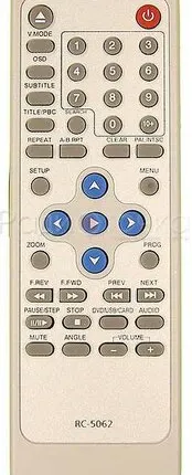 Фото №0 Пульт ДУ HYUNDAI RC-5062 (DVD)