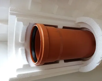 фото СКОРЛУПА ДЛЯ ТРУБ d110 (1М)