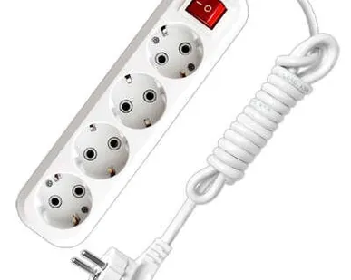 фото Удлинитель 4х2м с заземл. 16А IP20 S-304 с выкл. ПВС 3х1 UNIVersal 9634419