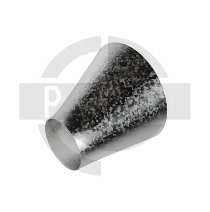 Фото №0 Переход 426х10-325х8 оцинкованный эксцентрический сварной