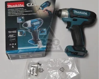фото Аккум.гайковерт MAKITA TD110DZ 10.8В Li-ion 0-3500у\м 110Нм 1.2кг кор подсв M5-M12 б\акк и з\у