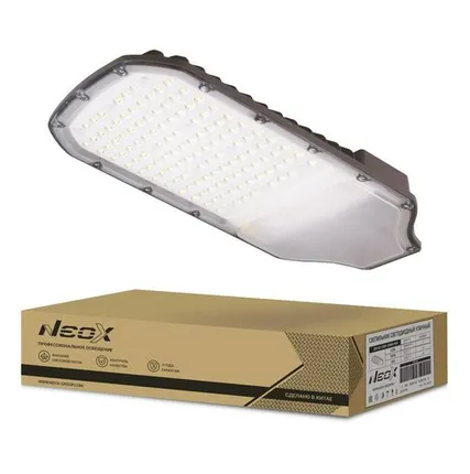 Фото №0 Светильник светодиодный ДКУ-03 120Вт 230В 5000К 16800лм 140лм/Вт IP65 уличный линзованный NEOX 4690612038155