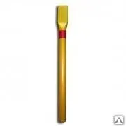 фото Столбик опознавательный для подземных газопроводов (цвет желтый с красным)
в