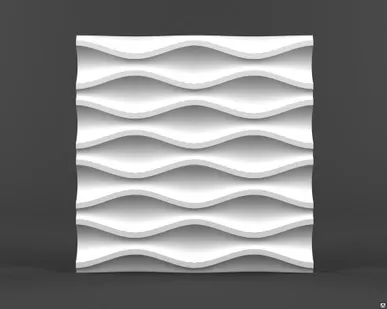 фото ГИПСОВЫЕ 3D ПАНЕЛИ RIPLE – МОДЕЛЬ 003