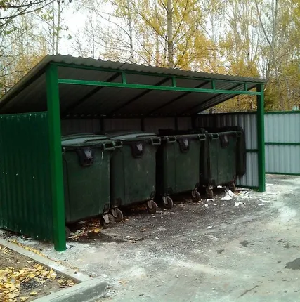 Фото №0 Площадка под мусорные контейнеры