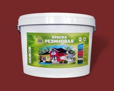 фото Резиновая краска "Prom color" - цвет Сурик