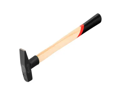 фото Молоток слесарный, 100 гр., квадратный боек, деревянная рукоятка, MATRIX, 1 шт