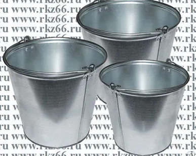 фото Ведро оцинкованное 12л (оптом)