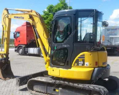 фото Аренда мини-экскаватора Komatsu PC45MR-1, Долгопрудный