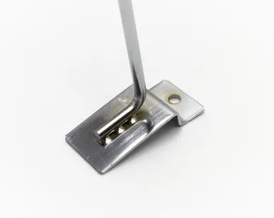 фото Крючок металлический на экономпанель 250мм, d.5мм, без наконечника, хром