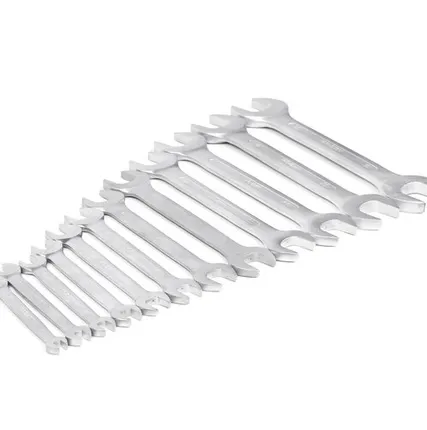 Фото №0 Набор ключей гаечных (рожковых) двусторонних 12 шт. (6-32) хромирование HORTZ