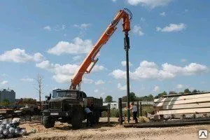 Фото №0 Монтаж винтовых свай ВС 102 мм