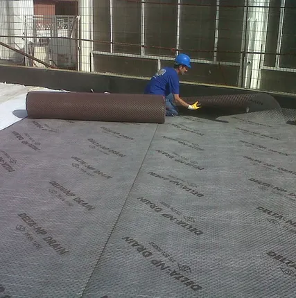 Фото №2 Дренажная мембрана 8мм DELTA-NP-Drain 150кН/м2, 2x20м