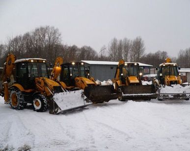 фото Снег уборка
