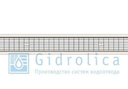 Фото №0 Решетка ячеистая стальная оцинкованная 1000х136х20 DN100