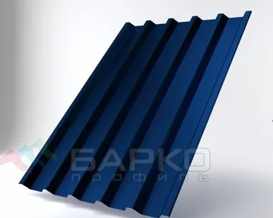 фото Профлист Н-44 - 1050 мм (1000 мм) RAL 5002 Полиэстер 0.65