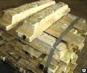 фото Слиток бронзовый БрАЖ