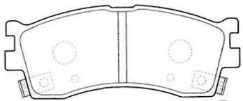 Фото №0 MANDO Колодки тормозные передние Rio 06 ор 58101FD000 Mando MPK24