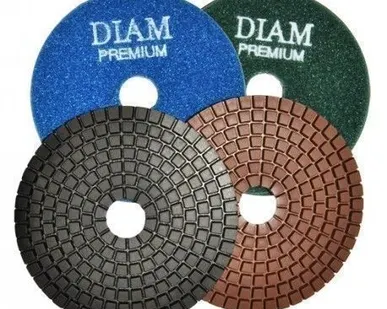 фото Алмазный гибкий шлифовальный круг DIAM Wet-Premium Buff