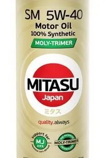 фото Масло моторное Mitasu Moly-Trimer 5w-40 SM синтетика (4л)