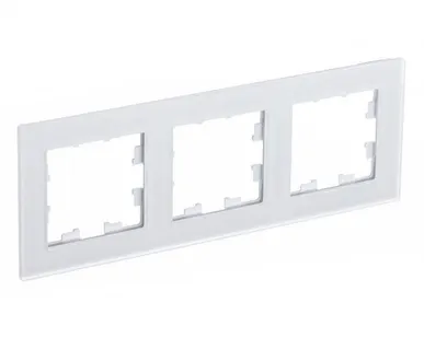 фото Рамка 3-м AtlasDesign Nature матов. стекло бел. SE ATN330103