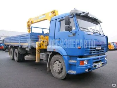 Фото №0 Кран-манипулятор SOOSAN SCS736 (ниж. упр.) на шасси КАМАЗ 65117