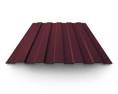 фото Профнастил окрашенный С8 0,4х1150(1200)х2000 RAL 3005 винно-красный
