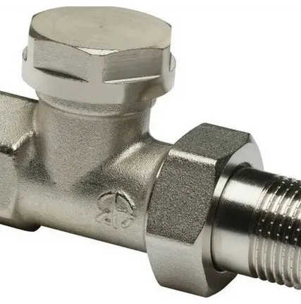 Фото №0 Запорный клапан для радиатора прямой FM 3/4" AQUALINK