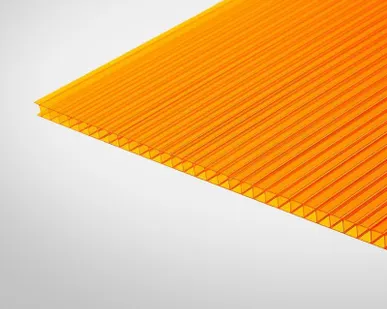 фото Поликарбонат 2100х6000х10мм (оранжевый) Соталюкс 1кг/м2