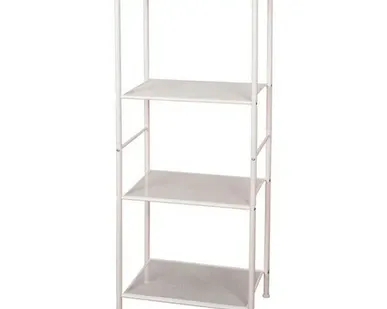 фото стеллаж Валенсия 14 455х300х1205мм белый