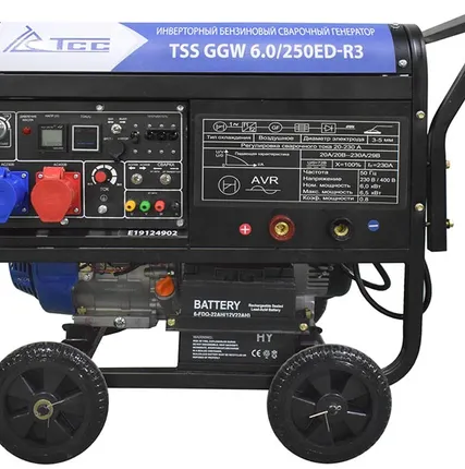 Фото №1 Инверторный бензиновый сварочный генератор TSS GGW 6.0/250ED-R3