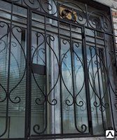 Фото №0 Решетки на окна распашные металлические