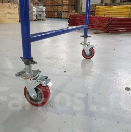 Фото №0 Колесо поворотное с тормозом, Новый