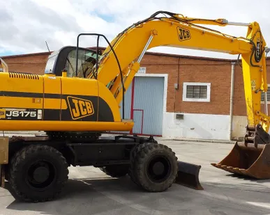 фото Аренда колёсного экскаватора JCB JS 175W