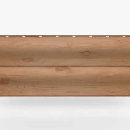 Фото №0 Сайдинг Металлический сайдинг «Бревно» покрытие Сосна Россия Россия, 0.45-0.5 мм