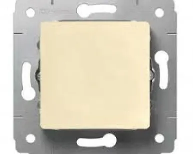 фото Механизм выключателя 1-кл. СП Cariva 10А IP20 250В авт. клеммы сл. кость Leg 773756