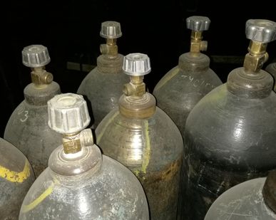 фото Вывоз баллоны кислородные и любые тех. газы