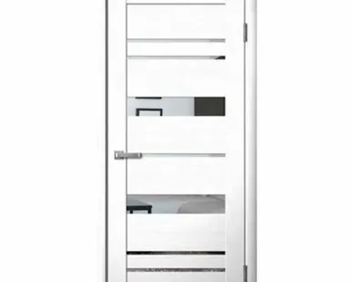 фото Дверь межкомнатная 283 (La Stella) зеркало, экошпон, Макиато 2000х800мм