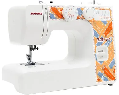 фото Швейная машина Janome Escape V-15, белый