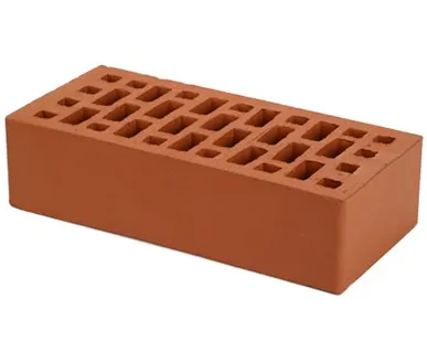 фото Кирпич лицевой керамический «Темно-Красный» пустотелый одинарный